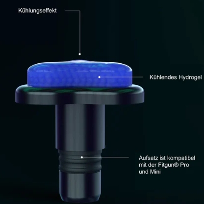 Massageaufsatz mit Kältefunktion
