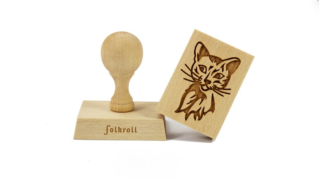 Stempel Kitty rechteckig