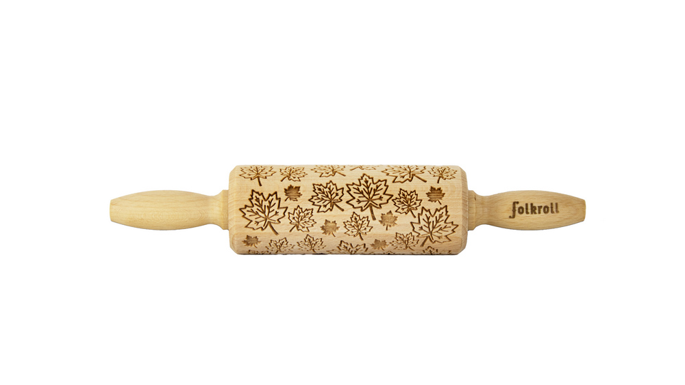 Nudelholz Ahornblätter Junior 23cm