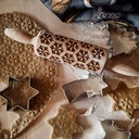 Nudelholz Schneeflocke