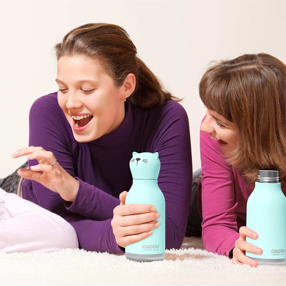 Isolierflasche Katze