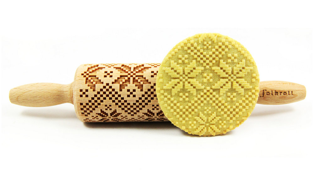 Nudelholz Skandinavisches Muster