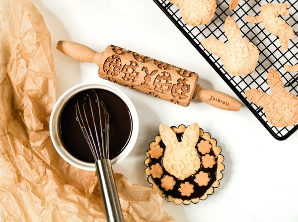 Nudelholz Frohe Ostern