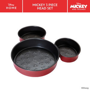 Disney Mickey-Kopf-Kuchenformen, 3-teilig, antihaft