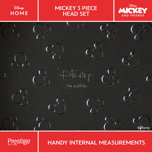 Disney Mickey-Kopf-Kuchenformen, 3-teilig, antihaft