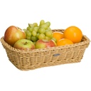 Korb rechteckig, 31 x 21 x 9 cm, hellbeige