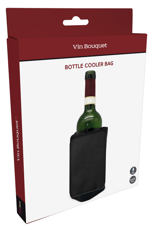 Flaschenkühler verstellbar schwarz