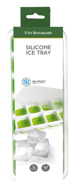 Eiswürfelform für 14 Eiskugeln Silikon