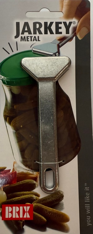 Deckelöffner JarKey Metal Shiny