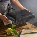 Baguetteform 3-fach Kohle