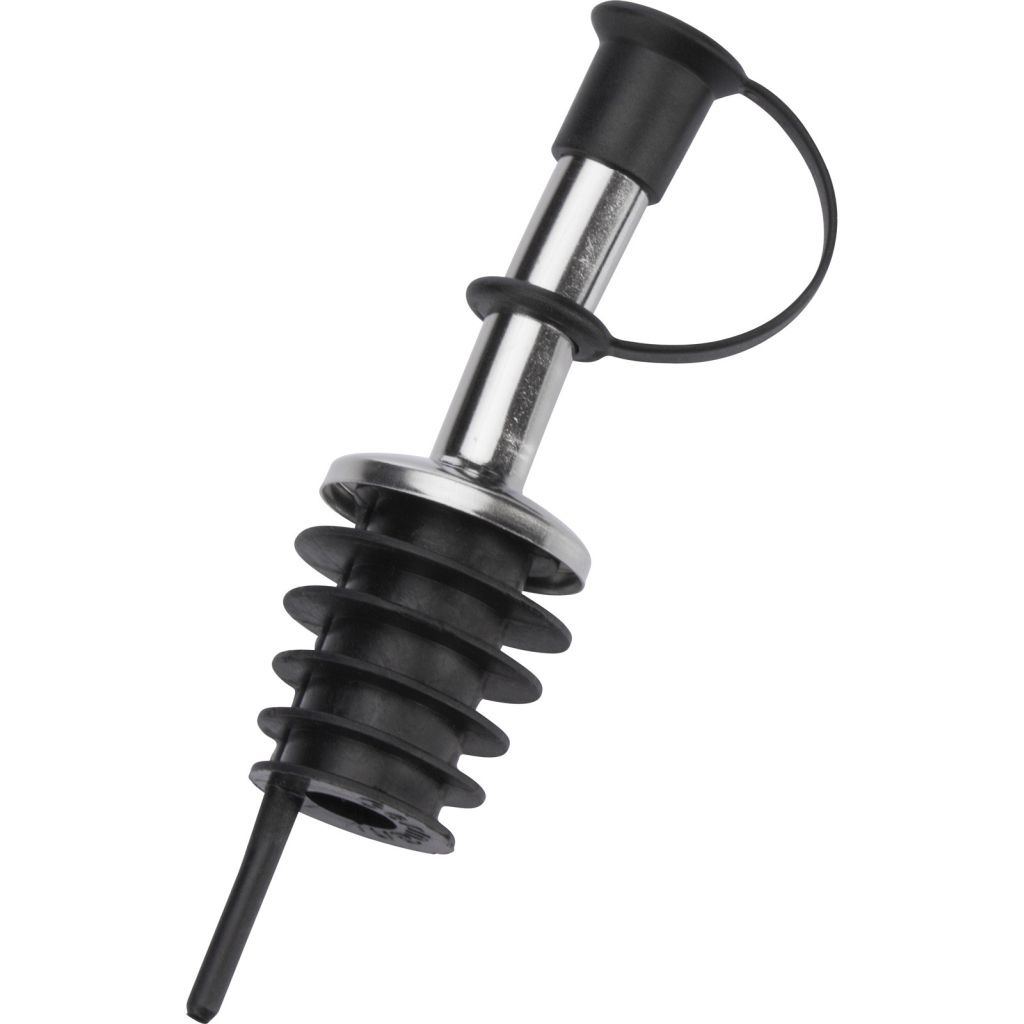 2 Ausgießer »Inox Standard«, PE-Kork, Schlaufenkäppchen