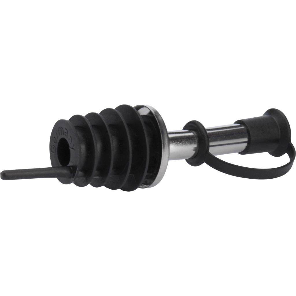 2 Ausgießer »Inox Standard«, PE-Kork, Schlaufenkäppchen