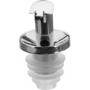 Ausgießer »Inox Öl-Spezial«, Silikonkork, Metallkläppchen