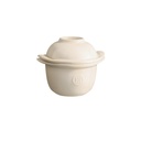 Eibereiter mit Deckel 0,3 l Lehm