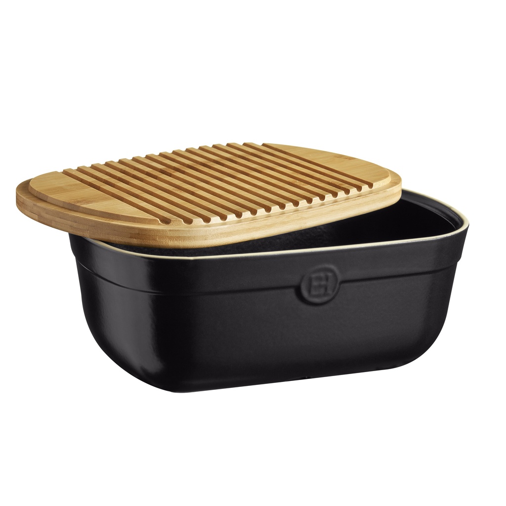 Brottopf mit Deckel aus Buchenholz Trüffel