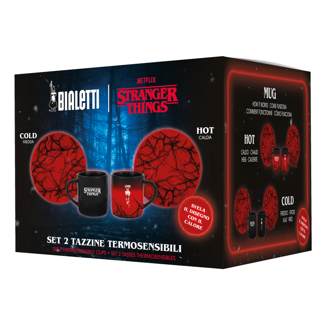 2 Tassen mit Untertassen Stranger Things