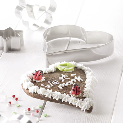 Lebkuchen-Ausstechform »Herz«, 12 cm