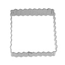 3 Terrassen-Ausstechformen »Quadrat gewellt«, 4 cm, 5 cm, 6 cm