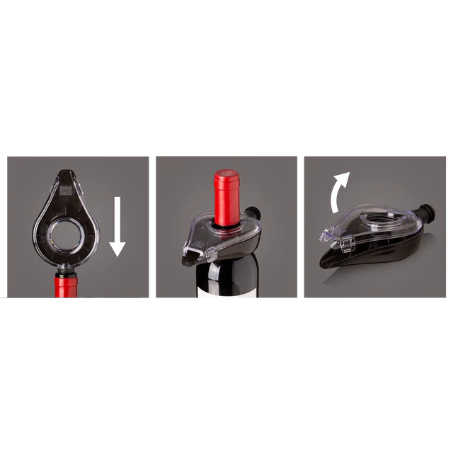 Weinbelüfter Grau, Faltschachtel