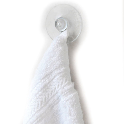 3 Saughaken, transparent, ø 40 mm