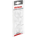 3 Saughaken, transparent, ø 40 mm