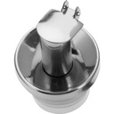 12 Ausgießer »Inox Essig-Spez.«,kurz,Sil-Kork, im Display