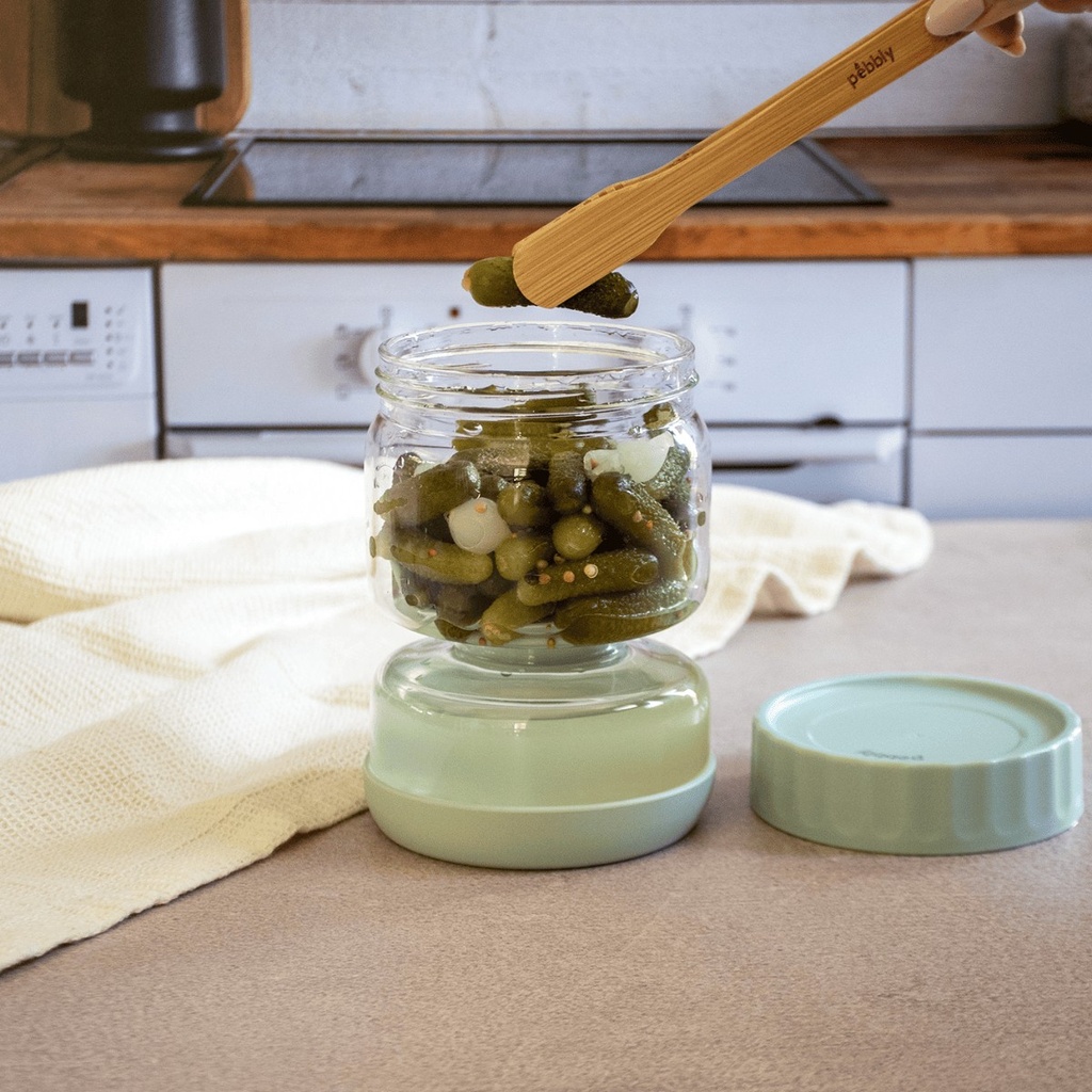 Abtropfglas mit Silikontrenner