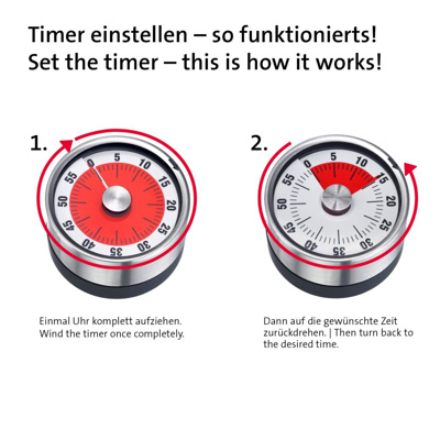 Timer »Futura«, manuell, kompakt