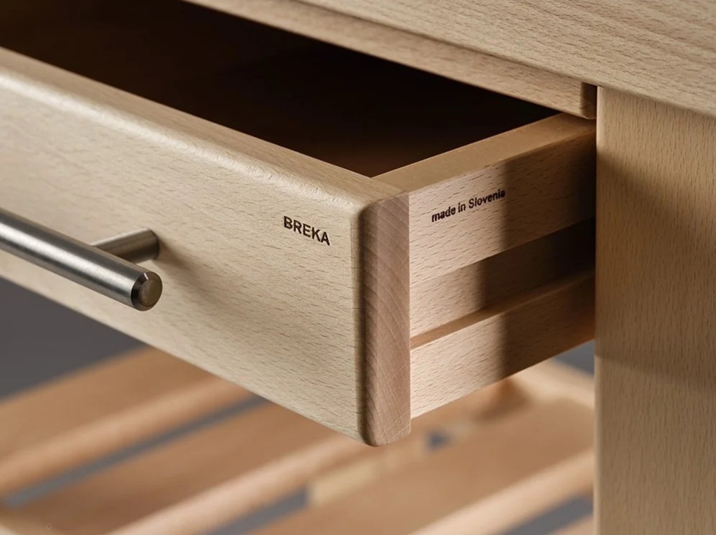 Servierwagen klein mit Saftrille