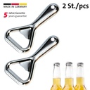 Flaschenöffner Metall 2er-Pkg Westmark  - Stahl  - hochglanzvernickelt
