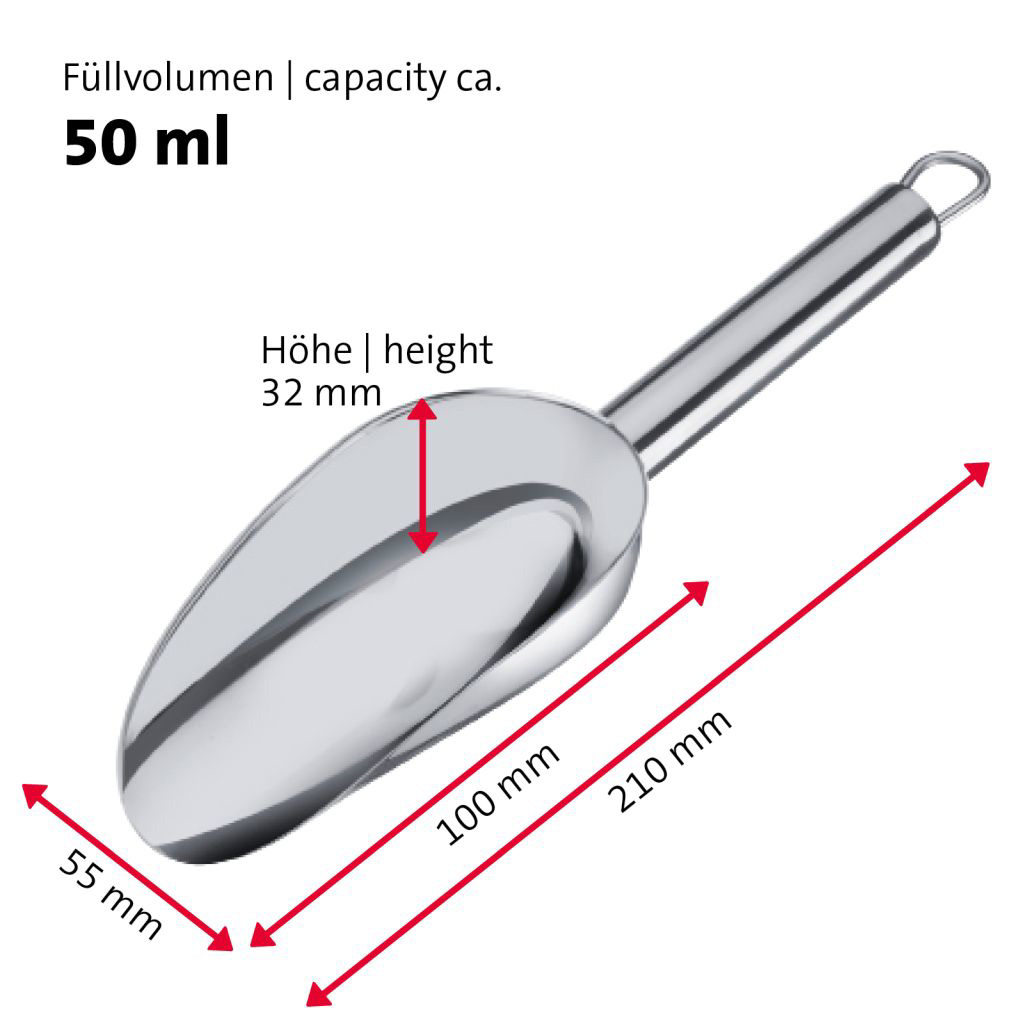Edelstahlschaufel »Halia«, 50 ml