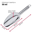 Edelstahlschaufel »Halia«, 50 ml