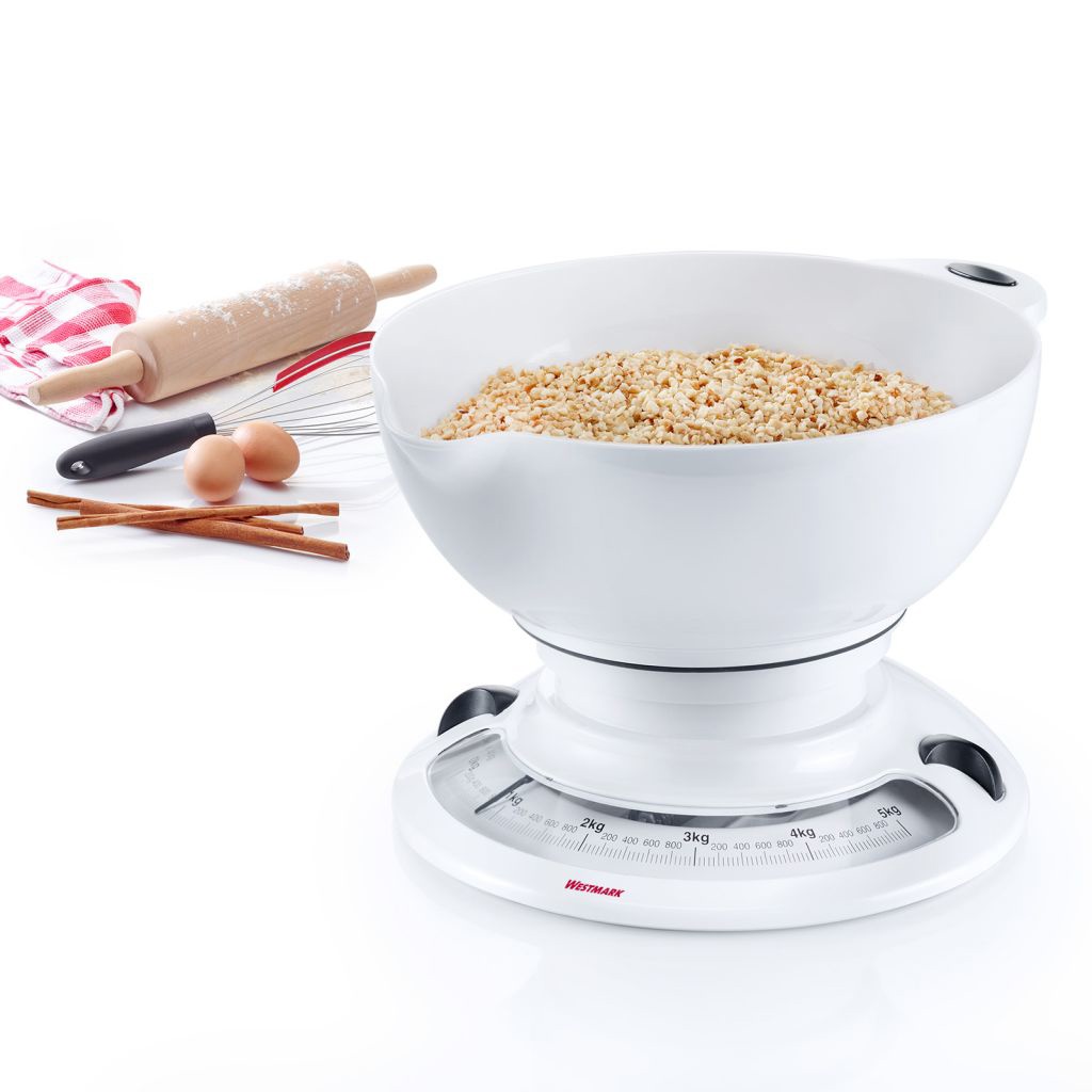 Küchenwaage mit Schüssel, Set 2-tlg.