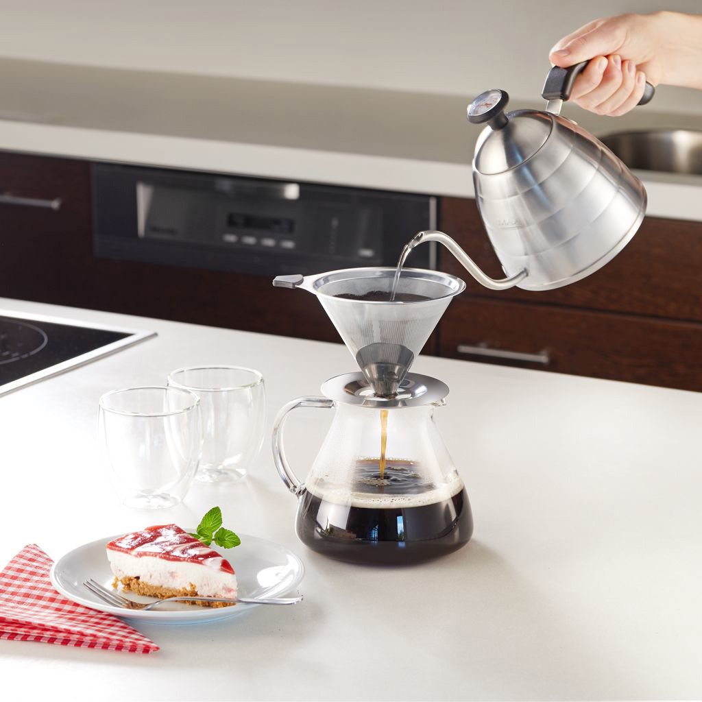 Schwanenhalskessel mit Thermometer »Brasilia Plus«, 800 ml