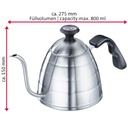 Schwanenhalskessel mit Thermometer »Brasilia Plus«, 800 ml