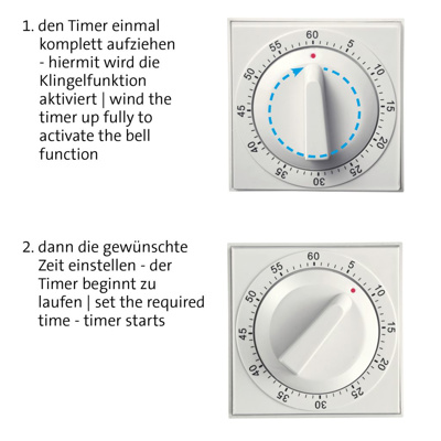 Kurzzeitmesser »Retro«, mechanisch