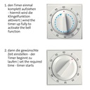 Kurzzeitmesser »Retro«, mechanisch