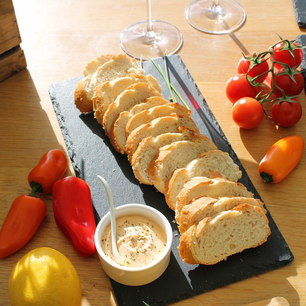 8 Schieferplatten »Tapas + Friends«, 30 x 15 cm im Display