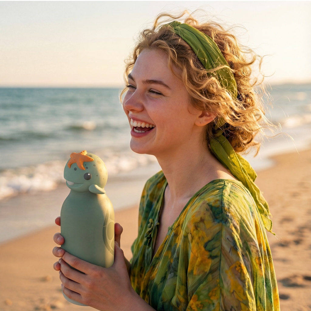 Isolierflasche Schildkröte