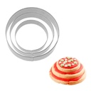 3 Terrassen-Ausstechformen »Ring glatt«, 4, 5, 6 cm