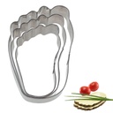 Set Ausstechförmchen »Füße«, 3 tlg