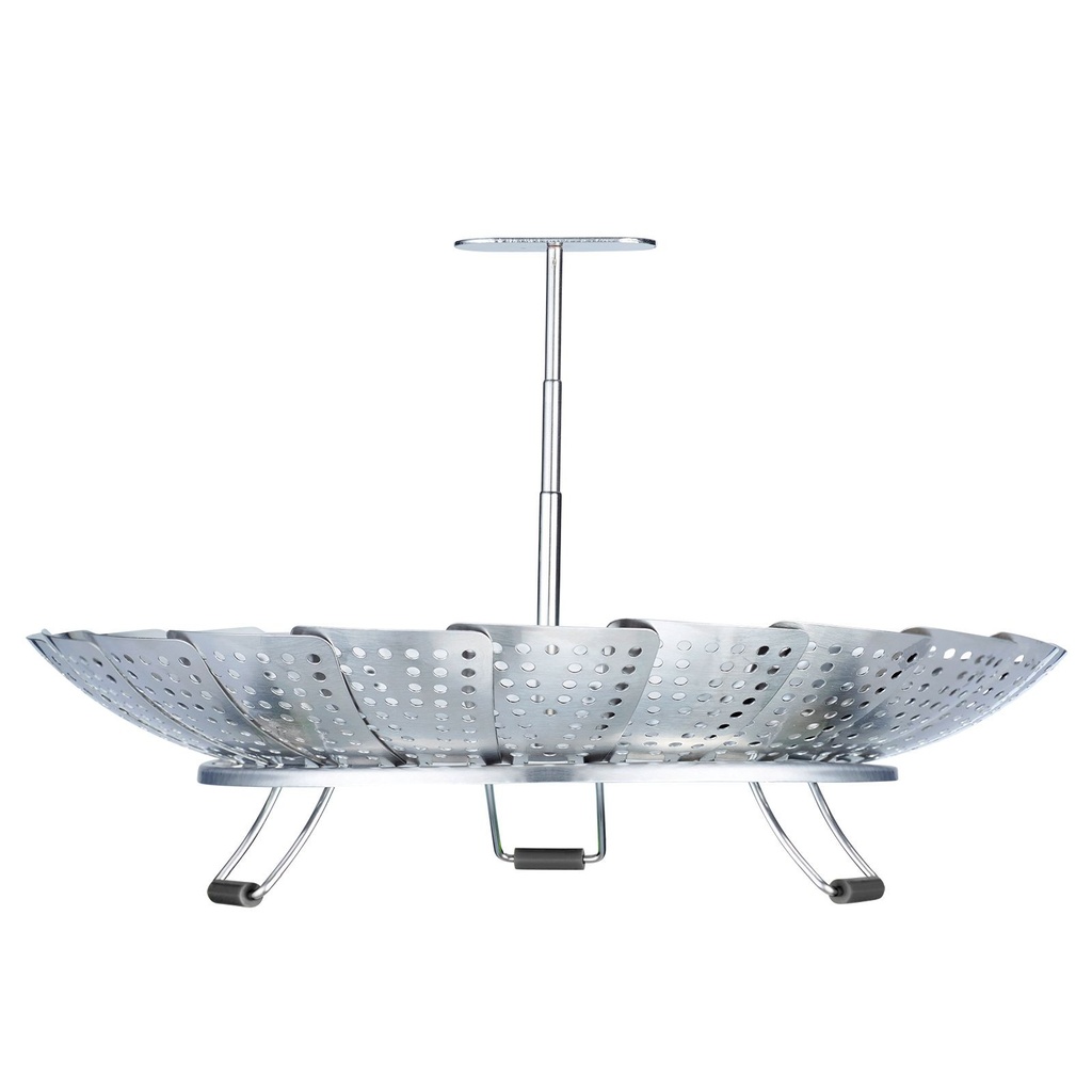 Dünsteinsatz mit Silikonfüßen, verstellbar 