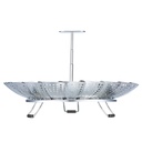 Dünsteinsatz mit Silikonfüßen, verstellbar 