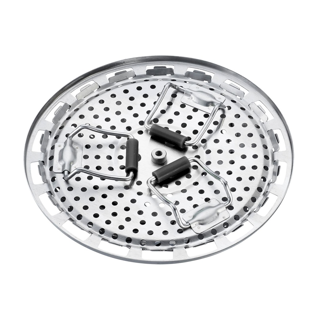 Dünsteinsatz mit Silikonfüßen, verstellbar 