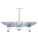 Dünsteinsatz mit Silikonfüßen, verstellbar 