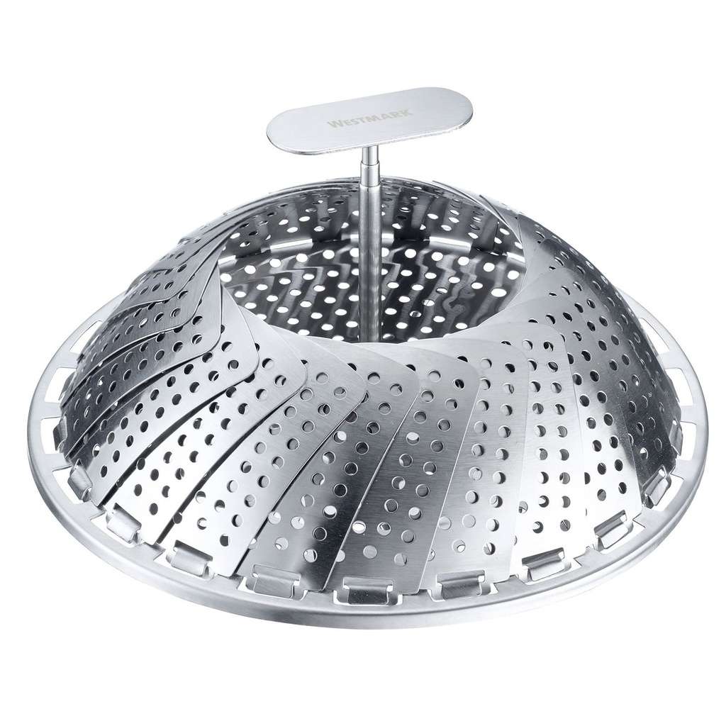 Dünsteinsatz mit Silikonfüßen, verstellbar 