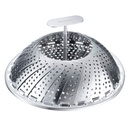 Dünsteinsatz mit Silikonfüßen, verstellbar 