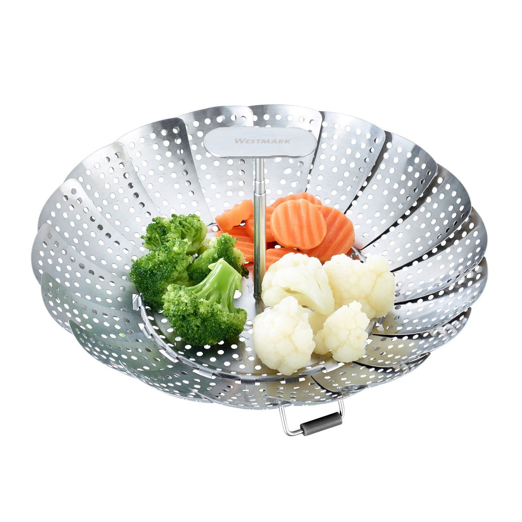 Dünsteinsatz mit Silikonfüßen, verstellbar 