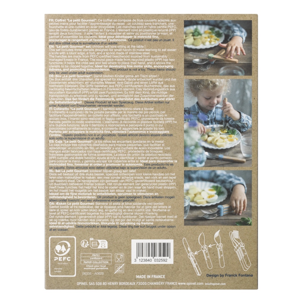 Besteck Set für Kinder „Le Petit Gourmet“