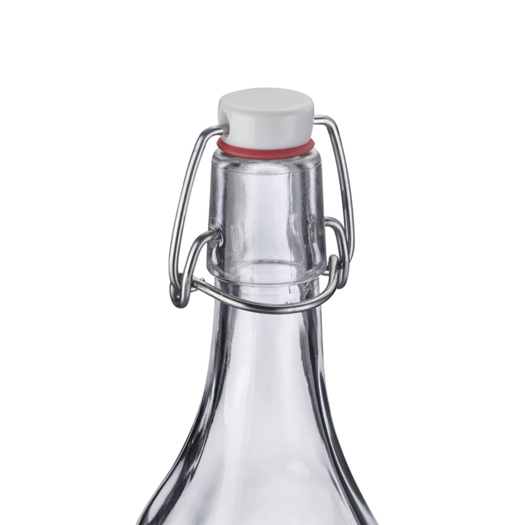 Bügelverschlussflasche eckig, 500 ml